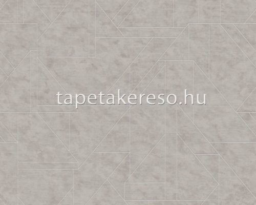 AS Creation Metropolitan Stories Travel Styles vlies, habos anyagú szürke, ezüst színű vonalas, geometriai modern tapéta