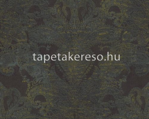 AS Creation Metropolitan Stories Travel Styles vinyl, vlies anyagú fekete, mustársárga színű keleties modern tapéta