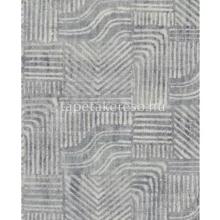   Eijffinger Terra Eijffinger vlies anyagú kék, fehér színű absztrakt, geometriai modern tapéta
