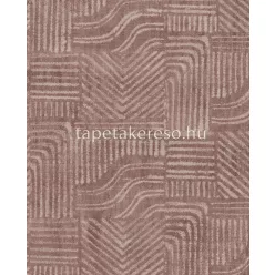   Eijffinger Terra Eijffinger vlies anyagú rózsaszín, mályva színű absztrakt, geometriai modern tapéta