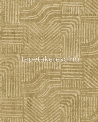 Eijffinger Terra Eijffinger vlies anyagú mustársárga színű absztrakt, geometriai modern tapéta