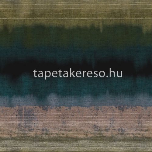 Eijffinger Terra Eijffinger vlies anyagú kék, zöld, fekete, barna színű foltos, csíkos modern poszter