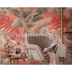   AS Creation The wall Travel Styles vlies, vinyl anyagú barna, korall, beige színű leveles modern poszter