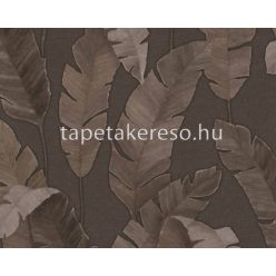   AS Creation Metropolitan Stories Travel Styles vinyl, vlies anyagú barna színű leveles modern tapéta