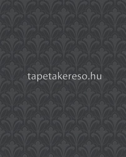 Eijffinger Carmen vlies anyagú fekete, szürke színű virágos modern tapéta