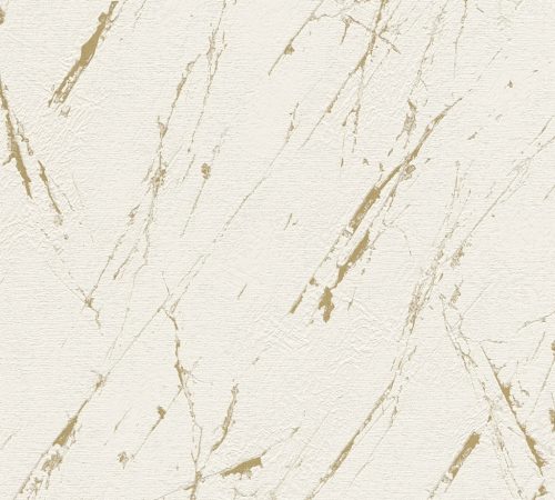 AS Creation Casual Living vlies, habos anyagú beige színű karmolt, márványos modern tapéta