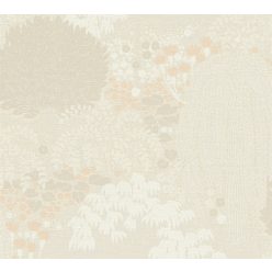   AS Creation Famous Garden vlies, vinyl anyagú beige, fehér, barack színű növényes modern, natural tapéta