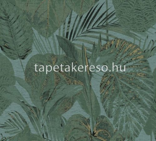AS Creation Famous Garden vlies, vinyl anyagú zöld színű leveles modern, natural tapéta