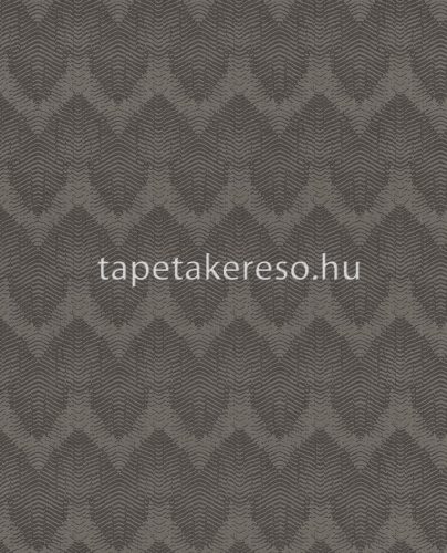 Eijffinger Topaz vlies anyagú szürke, csillámos színű hullámos, geometriai modern tapéta