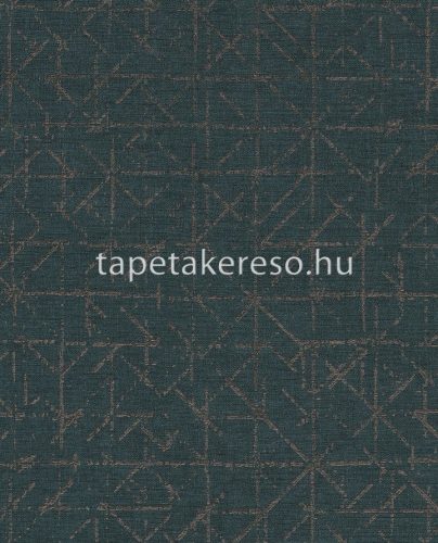 Eijffinger Topaz vlies anyagú türkiz, barna, csillámos színű geometriai modern tapéta