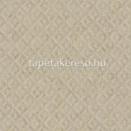 AS Creation Jade habos, vlies anyagú homok színű koptatott, geometriai modern tapéta