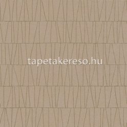   AS Creation Jade habos, vlies anyagú barack színű vonalas, geometriai modern tapéta