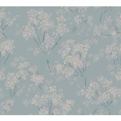   AS Creation Casual Living vlies, habos anyagú türkiz, beige színű virágos modern tapéta