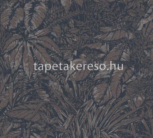 AS Creation Smart Surfaces vlies, vinyl anyagú fekete, szürke, barna színű leveles modern tapéta