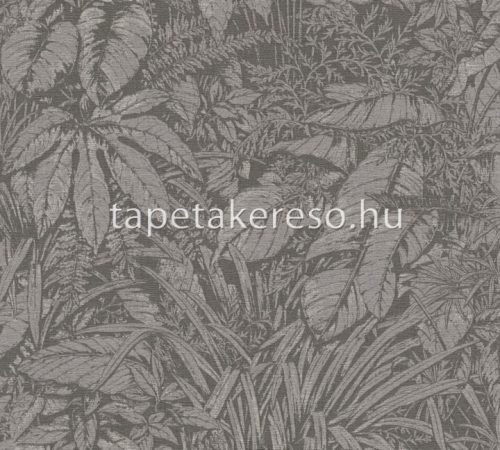 AS Creation Smart Surfaces vlies, vinyl anyagú szürke, beige színű leveles modern tapéta