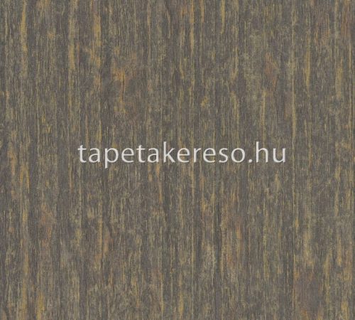AS Creation Smart Surfaces vlies, vinyl anyagú fekete, barna színű vonalas, koptatott, foltos modern tapéta