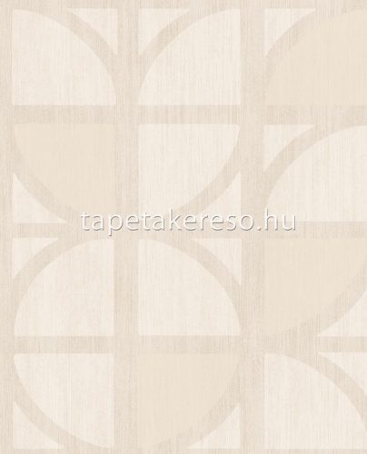 Eijffinger Bold vlies anyagú fehér, beige színű geometriai modern tapéta