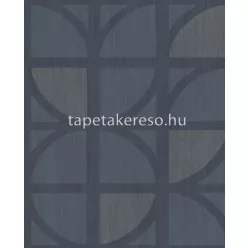  Eijffinger Bold vlies anyagú kék, gyöngyház színű geometriai modern tapéta
