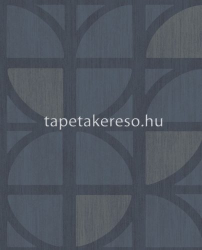Eijffinger Bold vlies anyagú kék, gyöngyház színű geometriai modern tapéta