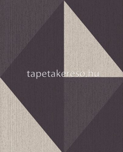Eijffinger Bold vlies anyagú fekete, beige színű geometriai modern tapéta
