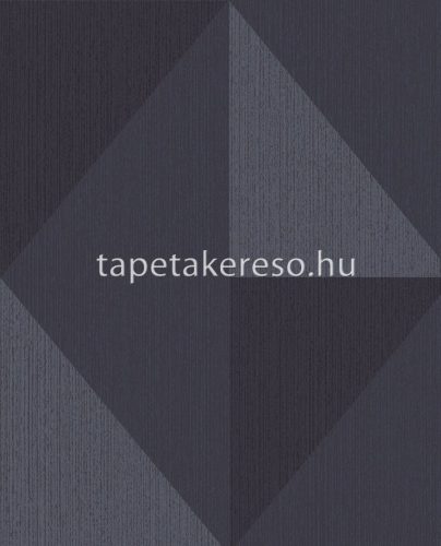 Eijffinger Bold vlies anyagú kék, fekete, gyöngyház színű geometriai modern tapéta