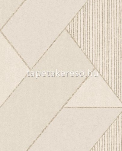 Eijffinger Bold vlies anyagú törtfehér, szürke, arany színű geometriai modern tapéta