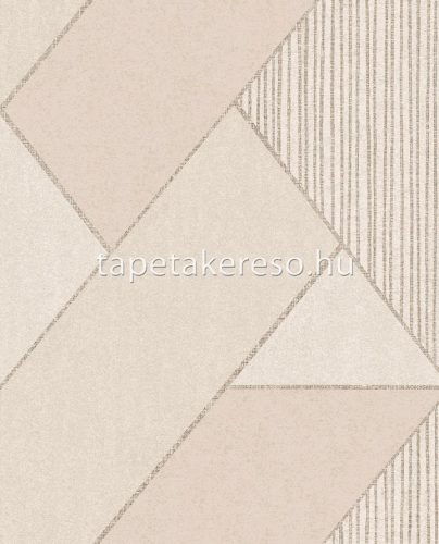 Eijffinger Bold vlies anyagú beige, arany színű geometriai modern tapéta