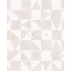   Eijffinger Mini Me vlies anyagú szürke, gyöngyház színű geometriai gyerek tapéta