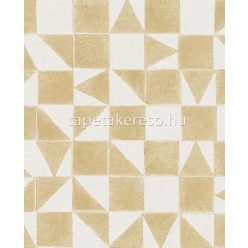   Eijffinger Mini Me vlies anyagú beige, mustársárga, gyöngyház színű geometriai gyerek tapéta