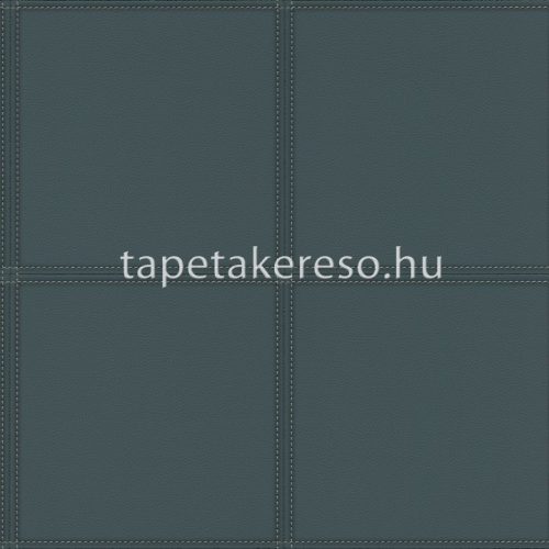 Rasch Club vlies, vinyl anyagú kék színű bőrhatású, geometriai modern tapéta