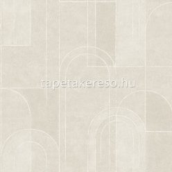   Boras Alla Tiders Hus vlies anyagú beige színű geometriai natural tapéta