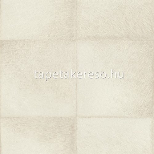 Rasch Club vlies, vinyl anyagú fehér, beige színű szőrminta, geometriai modern tapéta