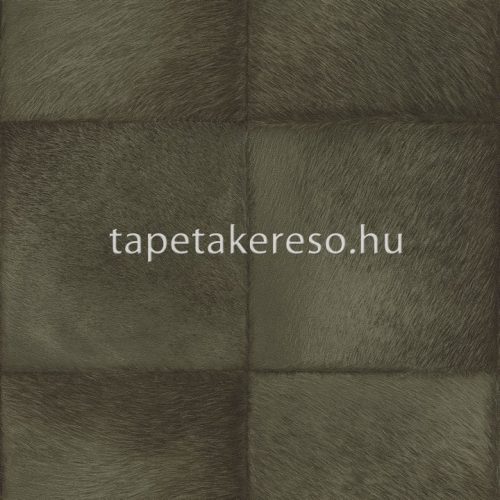 Rasch Club vlies, vinyl anyagú zöld, szürke színű szőrminta, geometriai modern tapéta