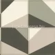 Rasch Club vlies, vinyl anyagú zöld, fehér, beige színű bőrhatású, geometriai modern tapéta