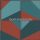 Rasch Club vlies, vinyl anyagú korall, kék színű bőrhatású, geometriai modern tapéta