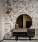 Arte Ligna vlies anyagú rosegold, ezüst, szürke színű állatos modern tapéta