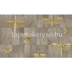   Arte Ligna vlies anyagú arany, szürke színű állatos modern tapéta