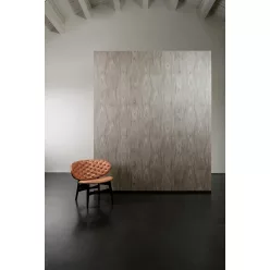   Arte Ligna vlies anyagú szürke, csillámos színű famintás modern tapéta
