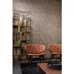   Arte Ligna vlies anyagú szürke színű geometriai modern tapéta