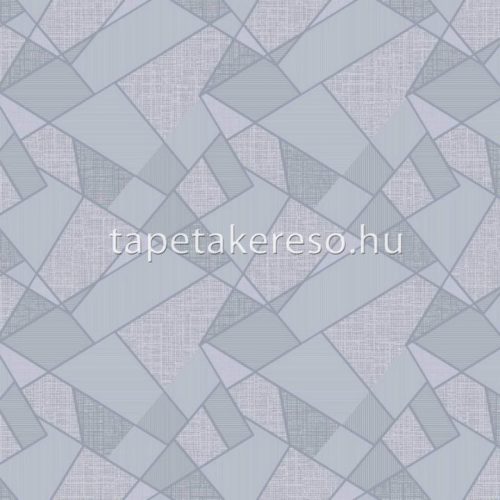 Sintra Sherwood habos, vlies anyagú szürke színű geometriai retro tapéta