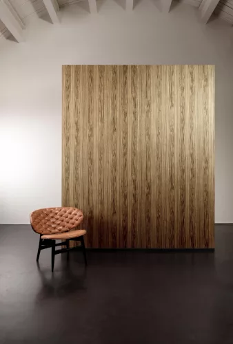 Arte Ligna vlies anyagú arany, barna színű famintás modern tapéta