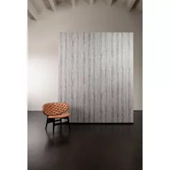   Arte Ligna vlies anyagú szürke, csillámos színű famintás modern tapéta