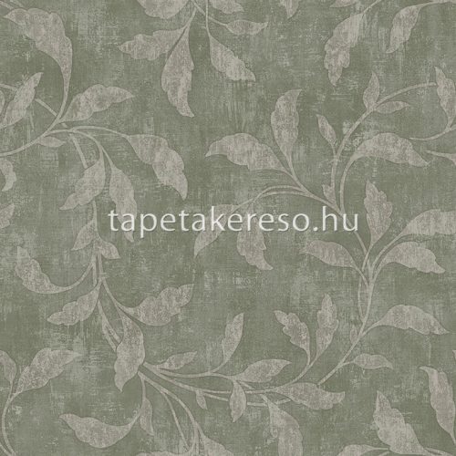 Boras Dreamy Escape vlies anyagú zöld, beige színű leveles romantikus tapéta