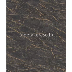   Rasch Factory IV vlies, vinyl anyagú fekete, arany színű vonalas, márványos modern, indusztriális tapéta