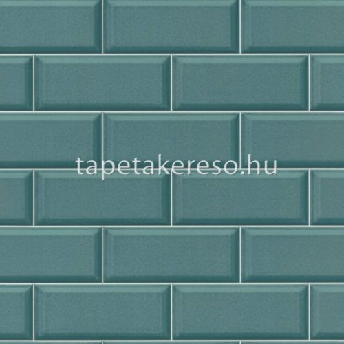 Rasch Rhapsody vlies, vinyl anyagú zöld színű csempe modern, natural tapéta