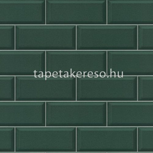 Rasch Rhapsody vlies, vinyl anyagú zöld színű csempe modern, natural tapéta