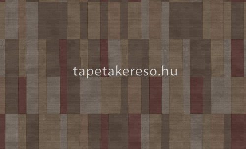 Cristiana Masi Terra vlies, vinyl anyagú barna, szürke, mályva színű geometriai, struktúrált modern tapéta