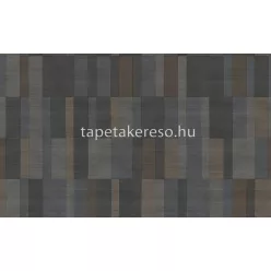   Cristiana Masi Terra vlies, vinyl anyagú kék, barna színű geometriai, struktúrált modern tapéta