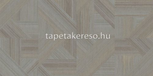Cristiana Masi Terra vlies, vinyl anyagú kék, barna színű geometriai, struktúrált modern tapéta