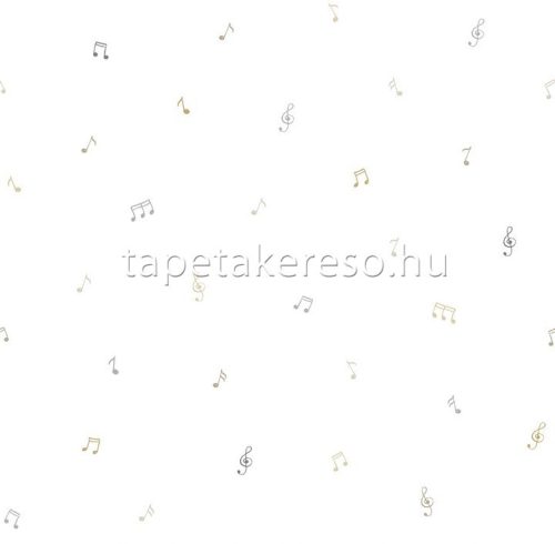 ICH Pippo papír anyagú fehér, sárga, szürke színű zenés gyerek tapéta